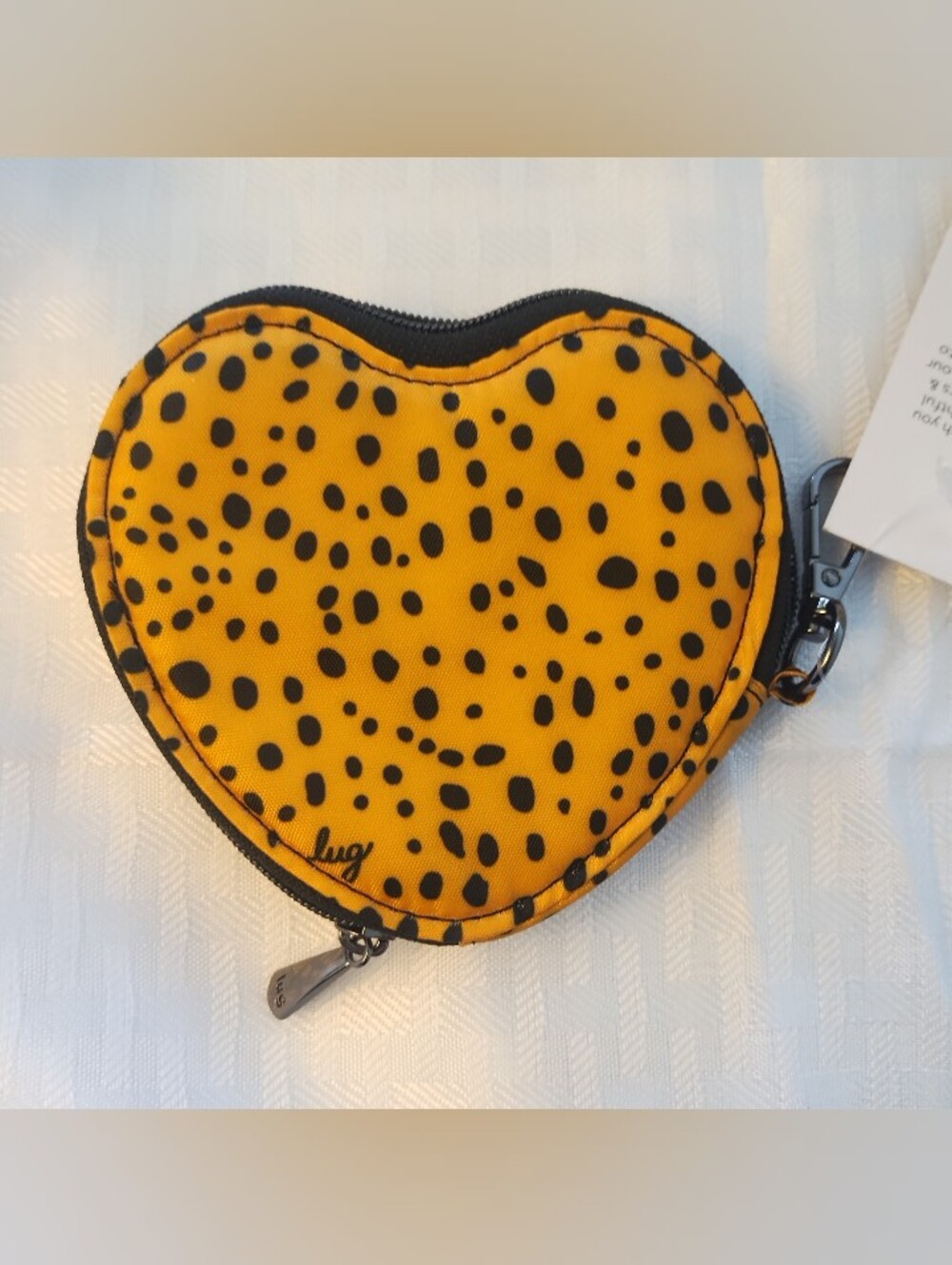NWT Lug Heart Pouch in Leopard Print - Picture 2 of 3
